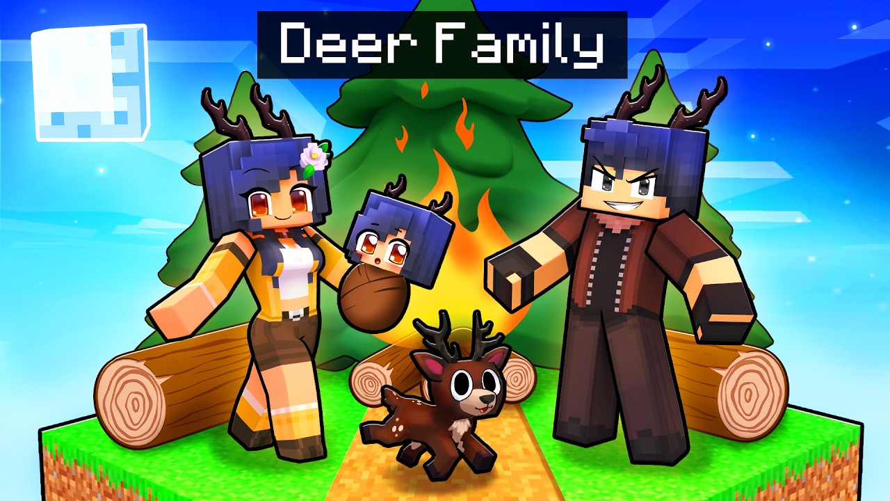 Having a DEER FAMILY in Minecraft!