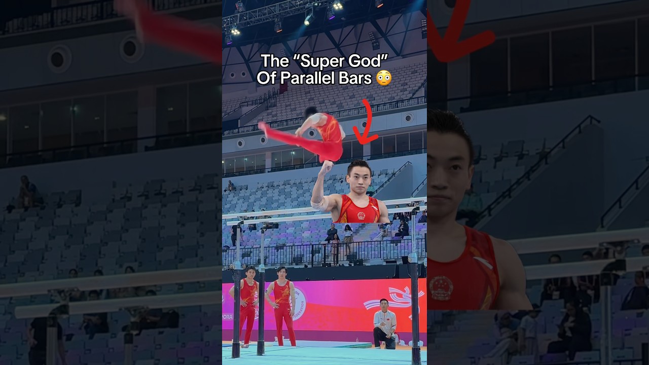 He is a “Super God” 😳#gymnastics #gymnast #sports #olympics #olympic #sport #sports