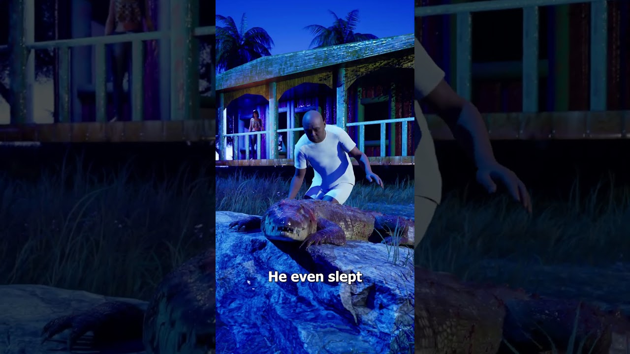 His Best Friend Was A Crocodile 😮
