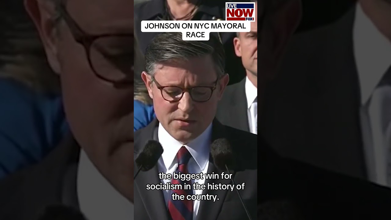 House Speaker Mike Johnson offers his reaction to the results of New York City’s mayoral race.