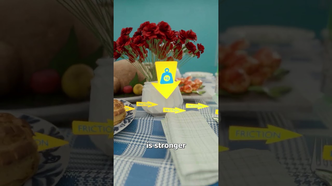 How To Do A Thanksgiving Tablecloth Trick 😮