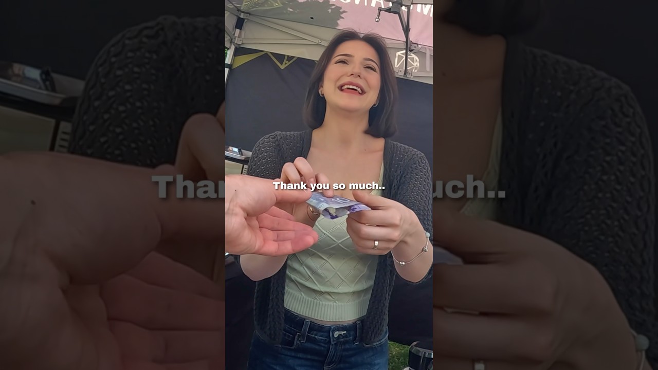 I blessed a food vendor and THIS happened 🥹❤️