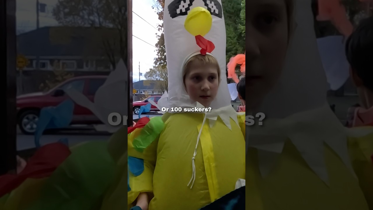 I gave out entire bags of candy 🥹❤️