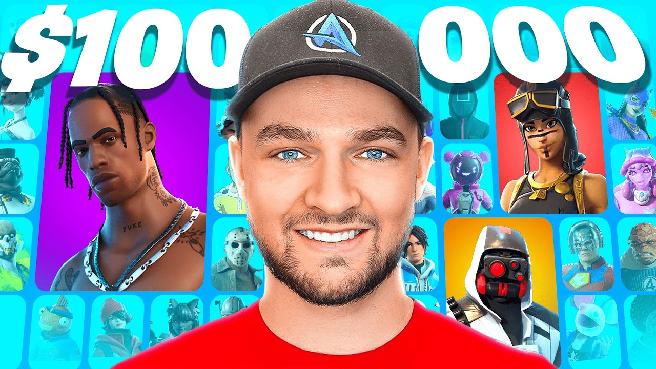 I Spent $100,000 Upgrading Subscribers Fortnite Accounts!