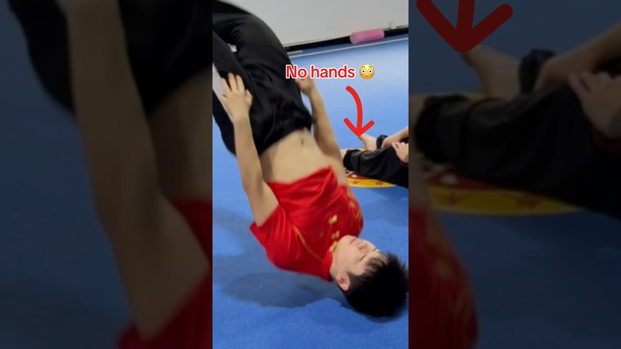 I thought this was impossible 😳 #gymnastics #gymnast #wushu #kungfu #sports #sport #olympics #fail