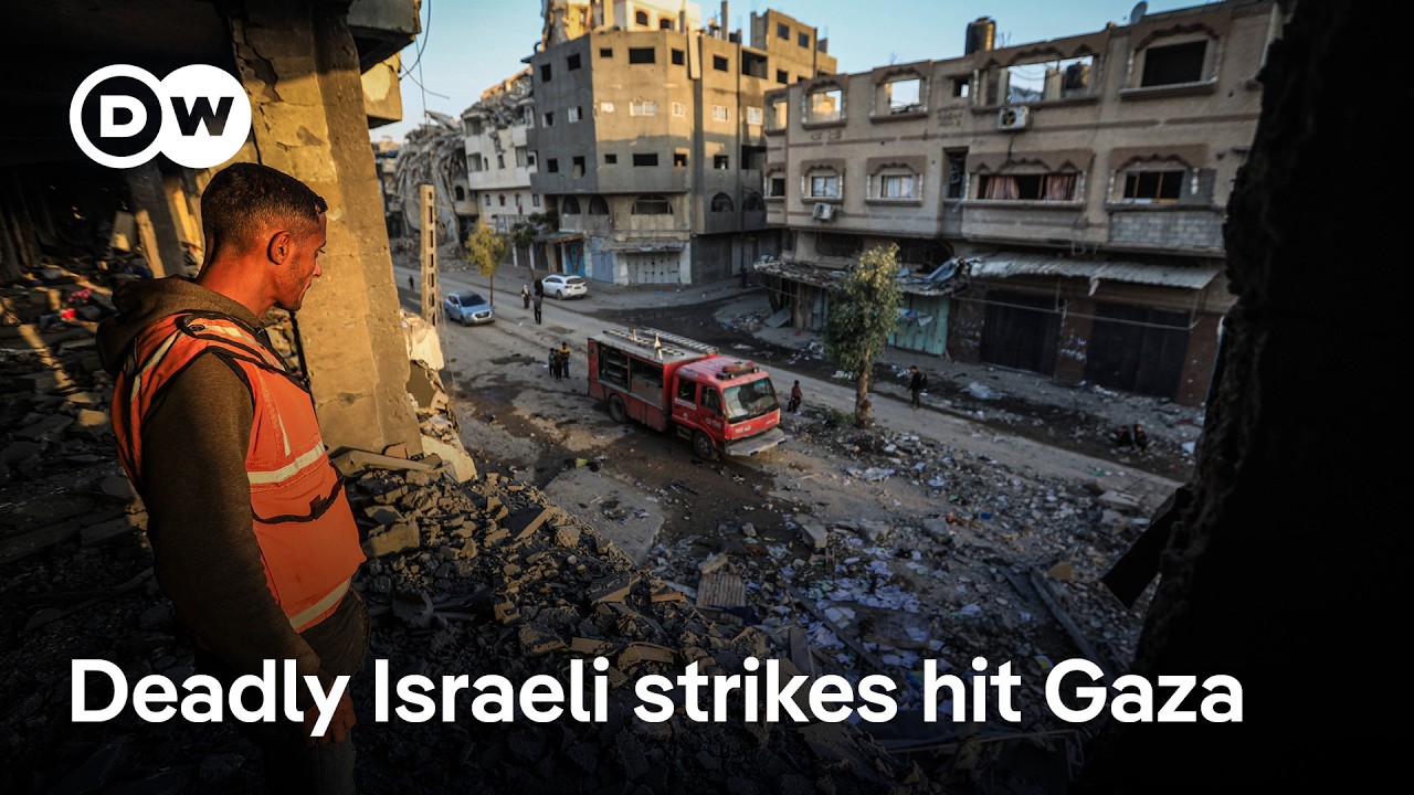 Israeli air strikes killed at least 25 people on Wednesday, say Gaza officials | DW News