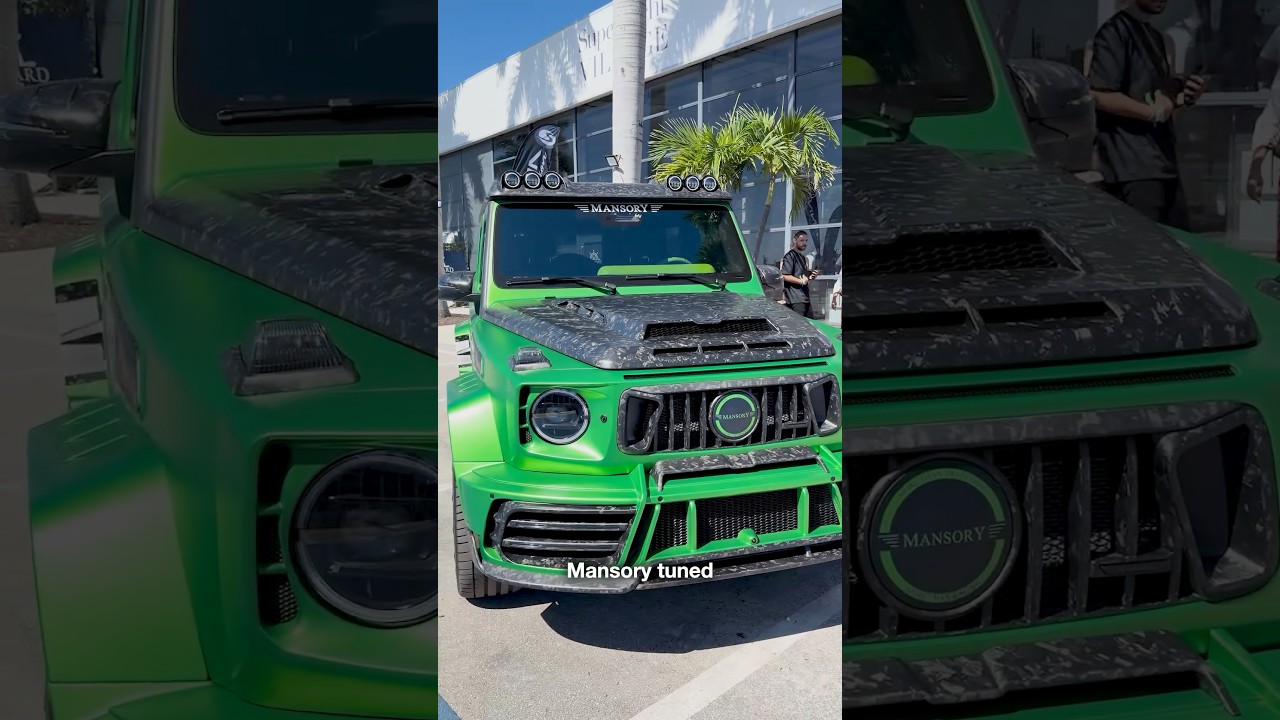 It’s A One Of Seven Mansory Mercedes G-Wagen! 😍 #mansory #mercedesbenz #gwagen