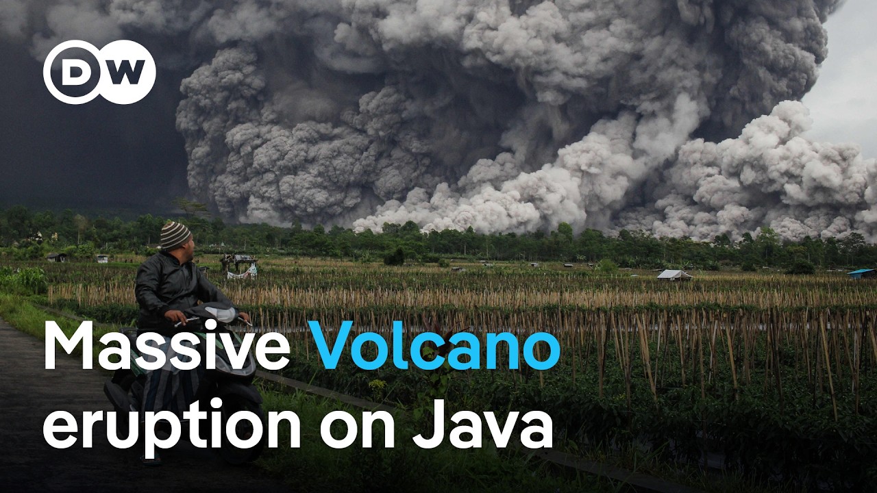 Java residents report on the eruption of Indonesia’s Mount Semeru | DW News