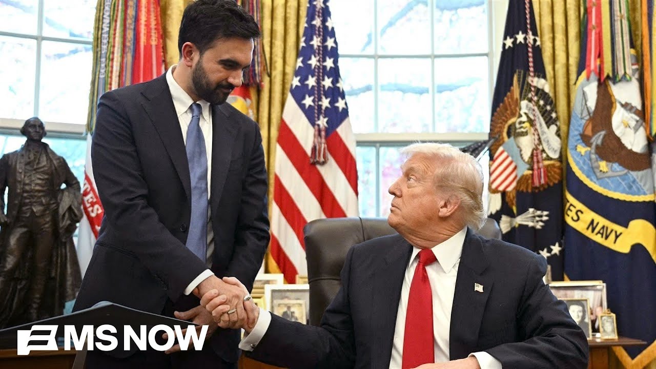 Jaws drop as Trump has ‘nothing but praise’ for Mamdani, boogeyman of right-wing media