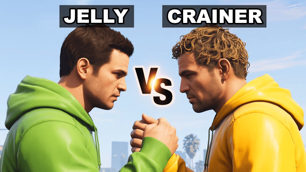 JELLY vs. CRAINER In GTA 5 RP *LIVE*