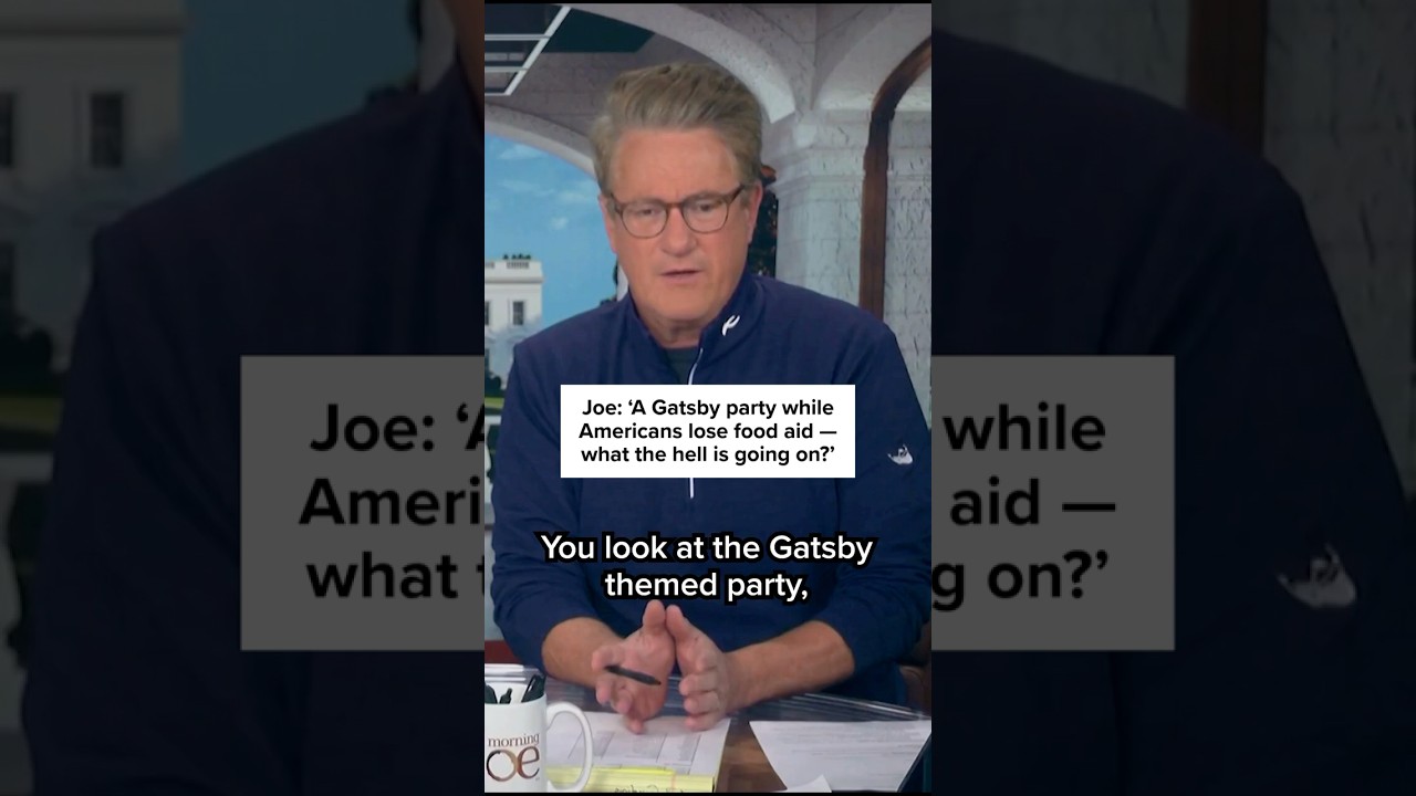 Joe: ‘A Gatsby party while Americans lose food aid — what the hell is going on?’