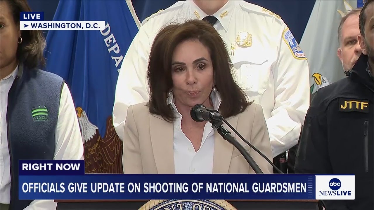 Law enforcement officials give update on shooting of National Guardsmen