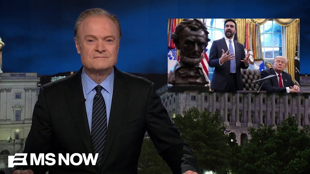 Lawrence: The image of Trump and Mamdani perfectly captures the decline and fall of Trump.