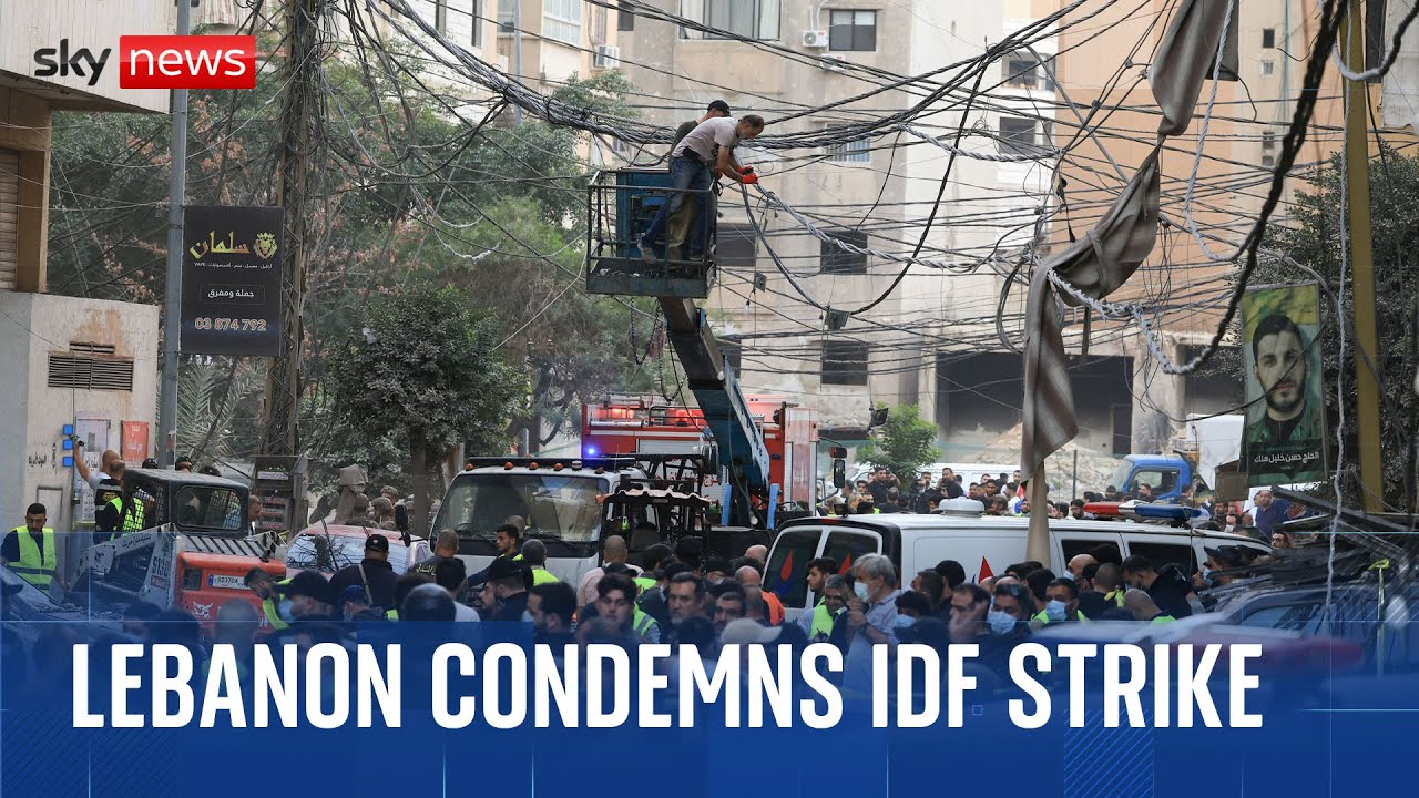 Lebanon condemns Israeli airstrike which killed Hezbollah chief of staff