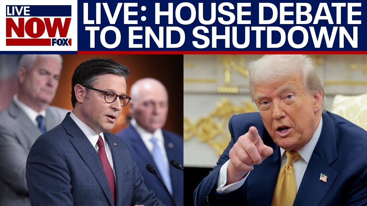 LIVE SOON: House debates ending government shutdown