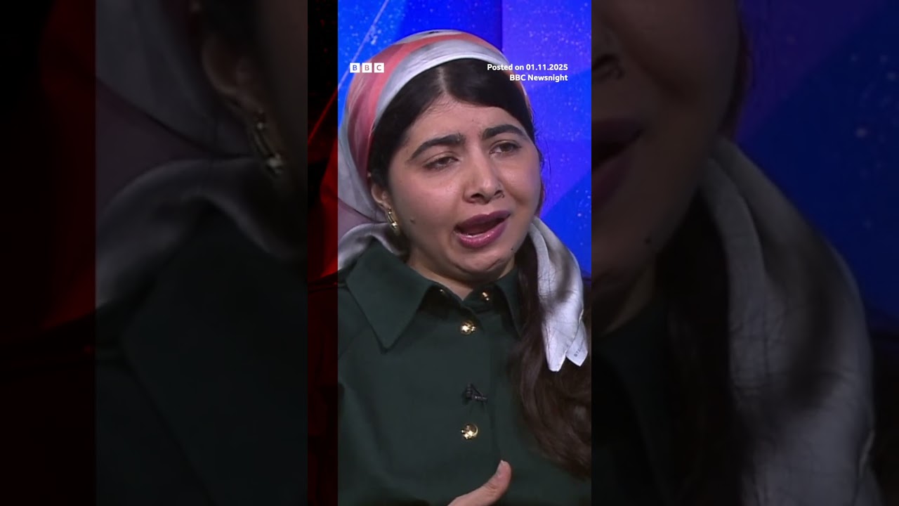 Malala was shot in the head by the Taliban in 2012. #BBCNews