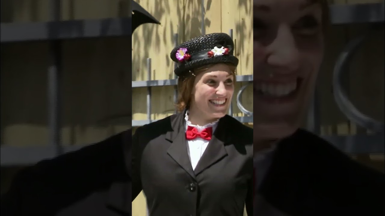 Mary Poppins Flies!  | Just For Laughs Gags