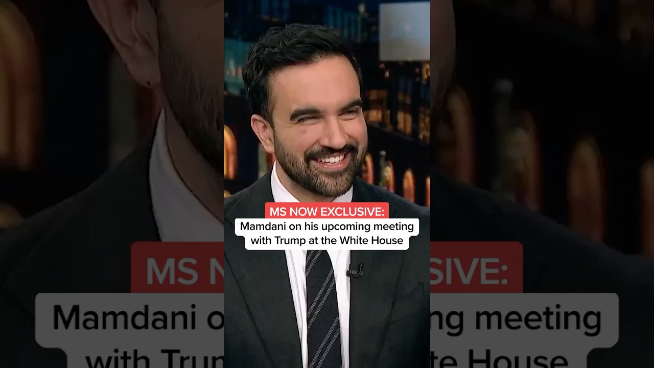 MS NOW EXCLUSIVE: Mamdani on his upcoming meeting with Trump at the White House