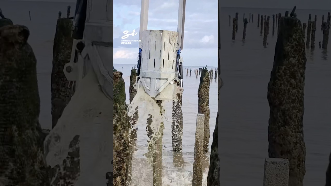 Mussel Harvesting! 😱 #mussel #harvesting #harvest