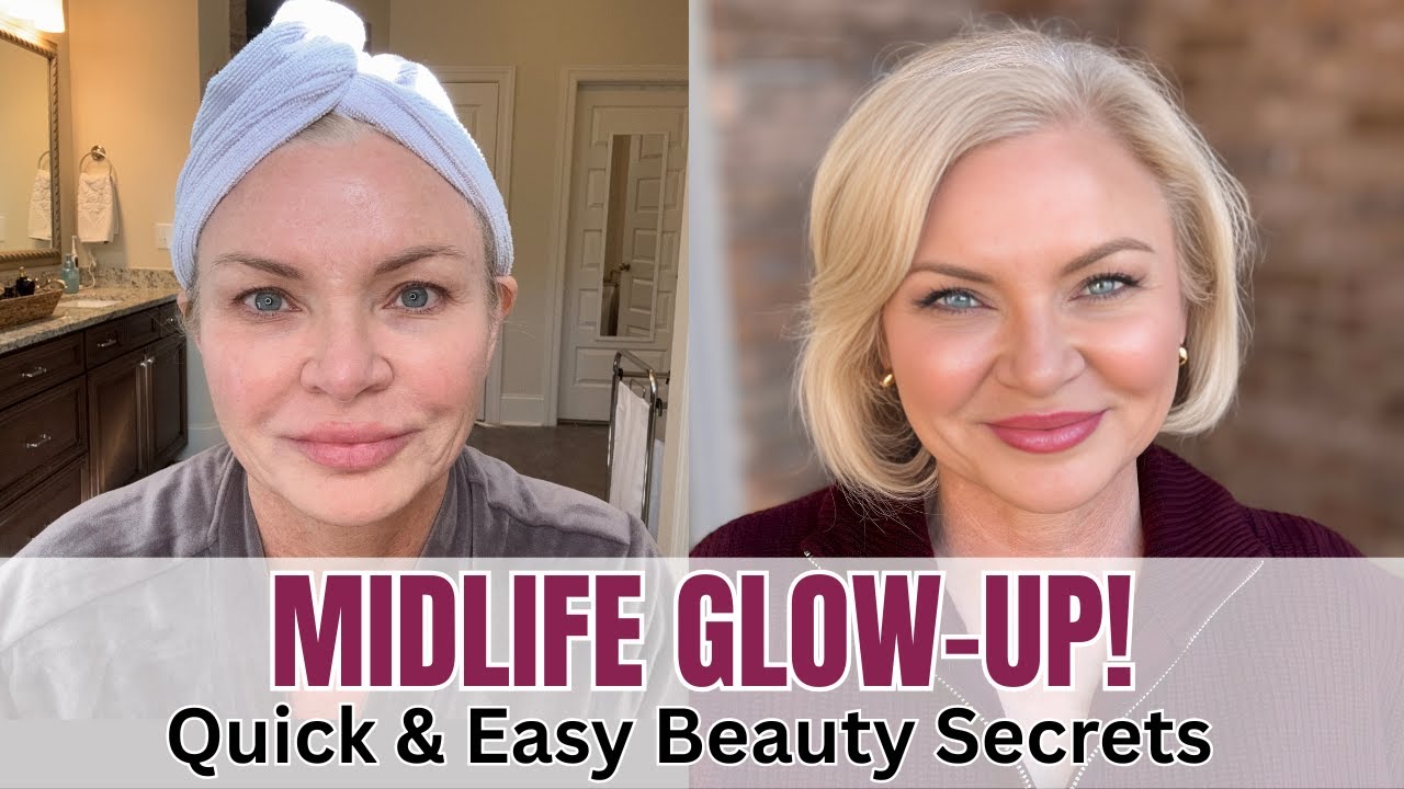 My EASY Midlife Beauty Routine: Skincare, Hair & Makeup Secrets for Effortless Style