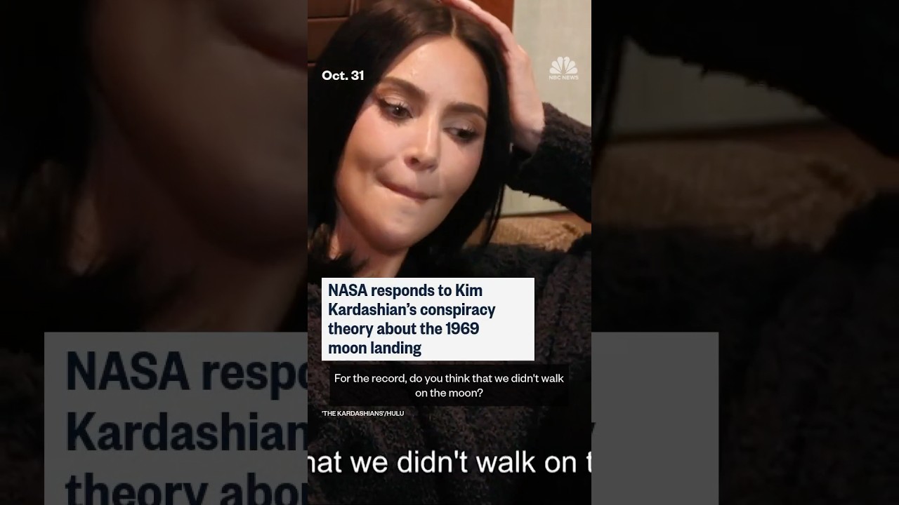 NASA has responded to Kim Kardashian’s conspiracy theory about the 1969 moon landing