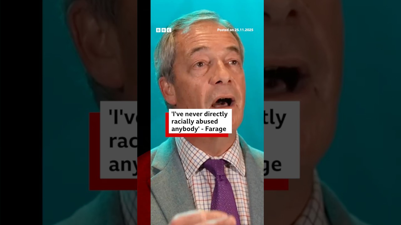 Nigel Farage responded to allegations he made racist and antisemitic remarks in school. #BBCNews