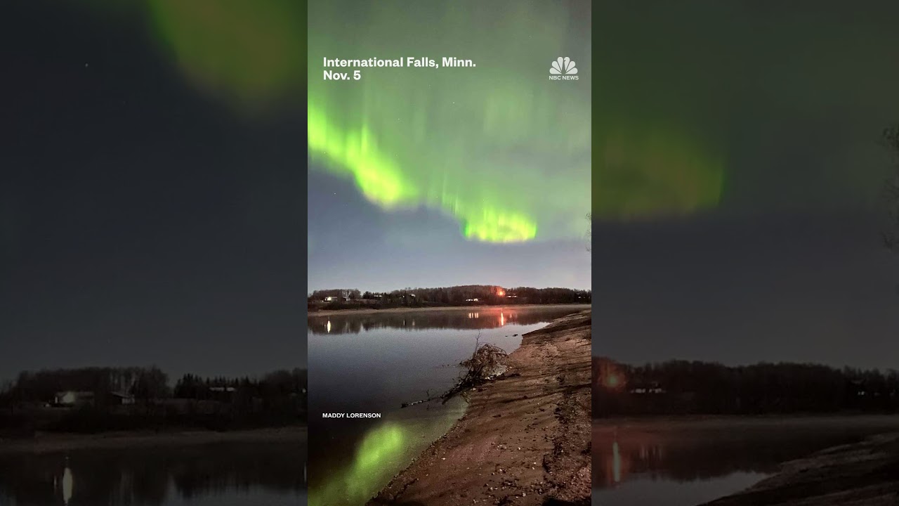 Northern lights illuminate Midwest skies