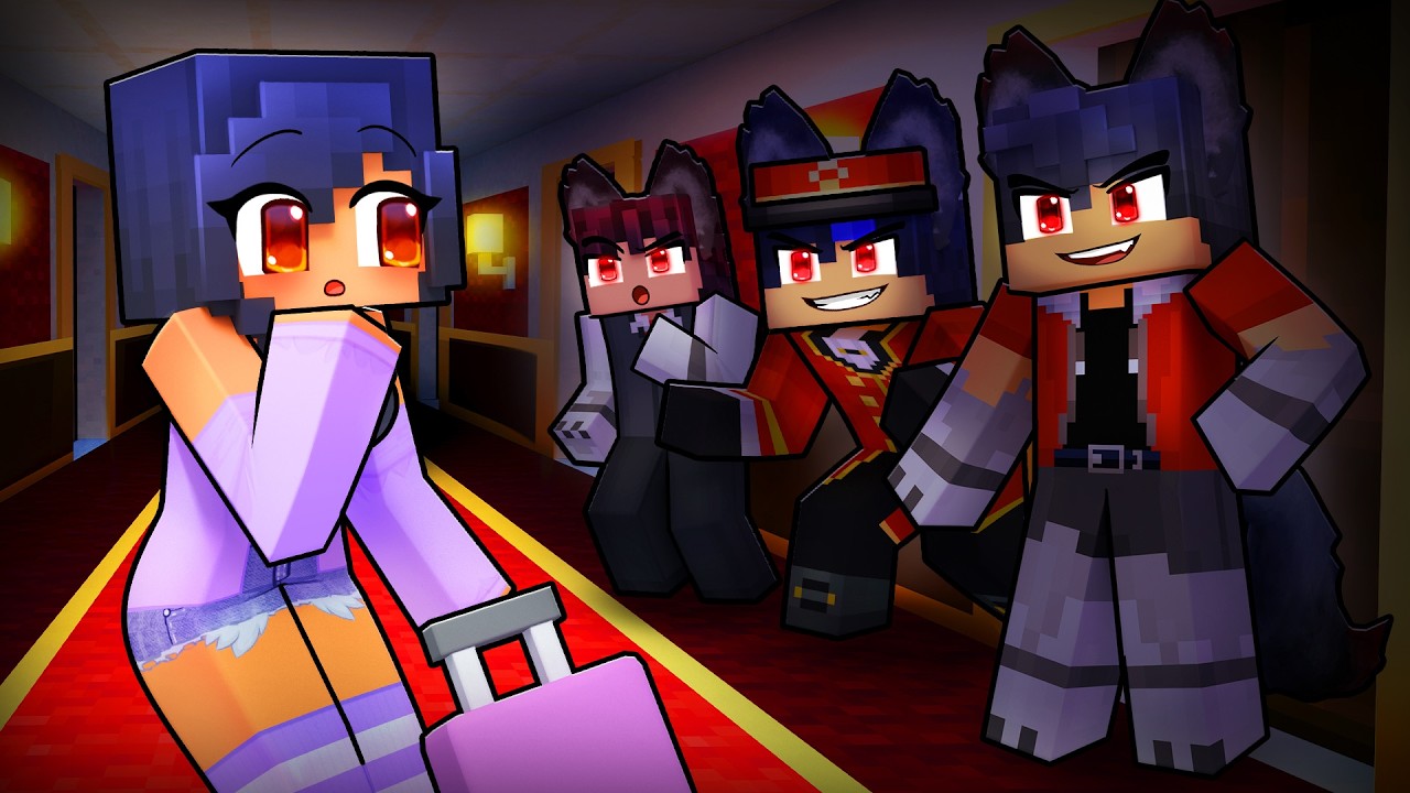 ONE GIRL at an all WOLF HOTEL!