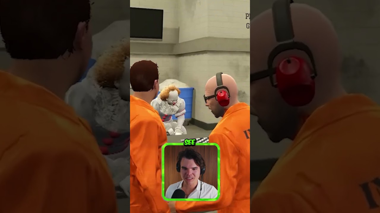 PENNYWISE Attacked Me In Prison In GTA 5 RP! 😱