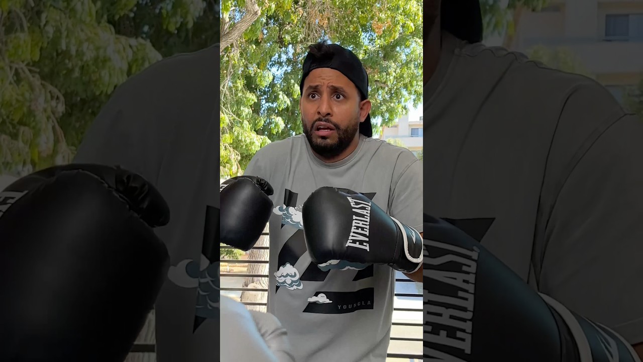 Play fighting gone too far 😅