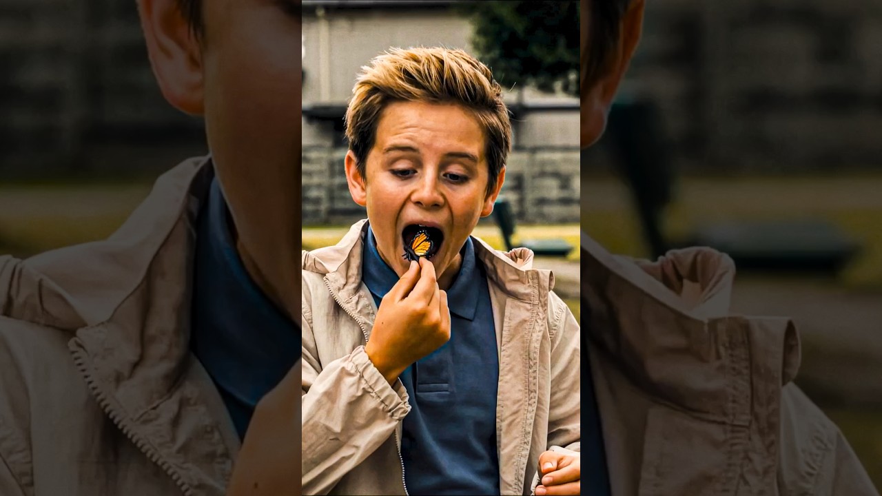 Psycho Kid Eats A Butterfly 😂