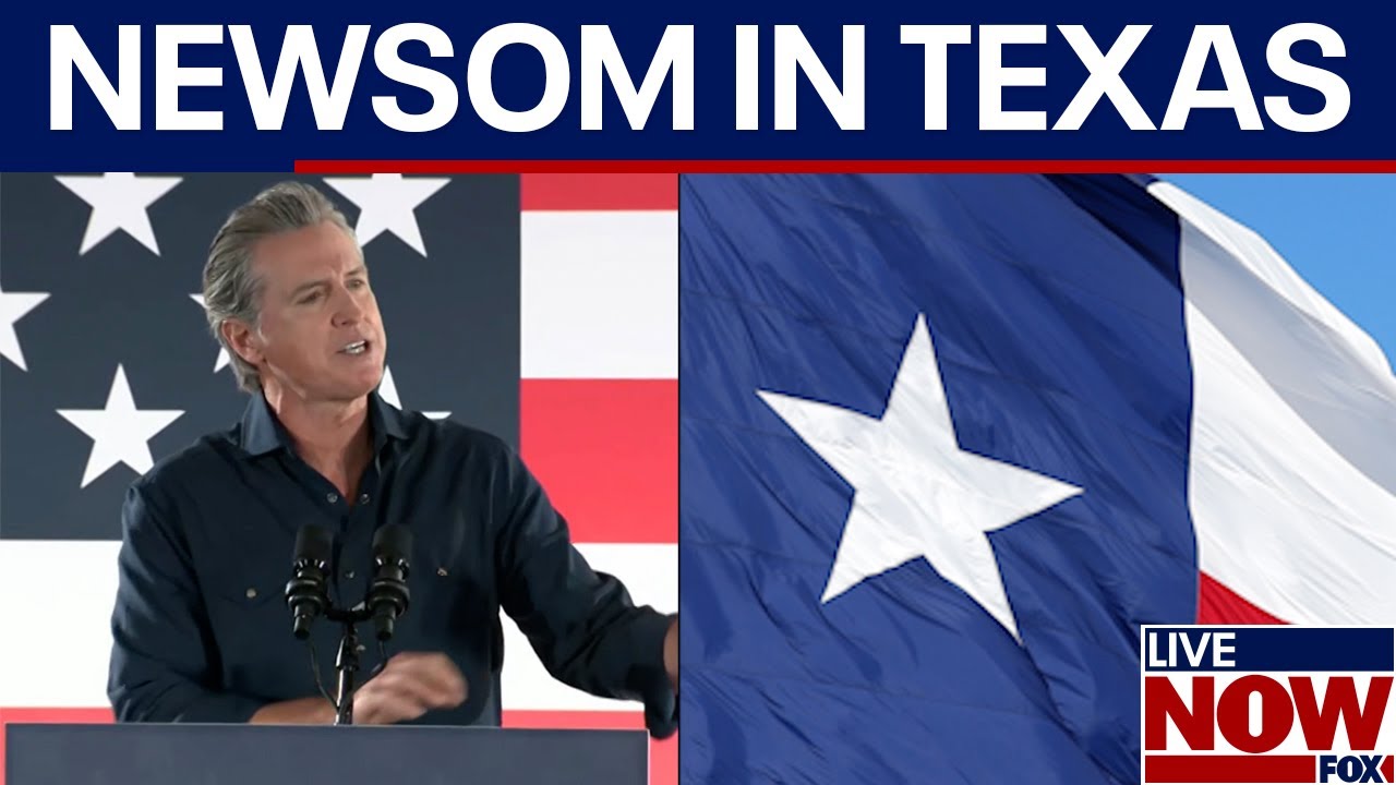 Redistricting: Newsom rallies in Texas over Prop 50