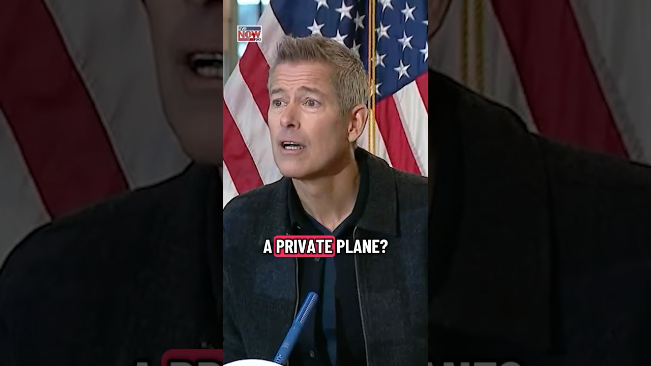 Reporter asks Sean Duffy if he flies private or commercial