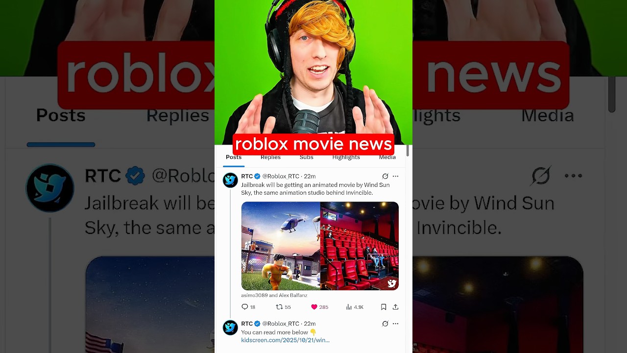 roblox is getting a movie