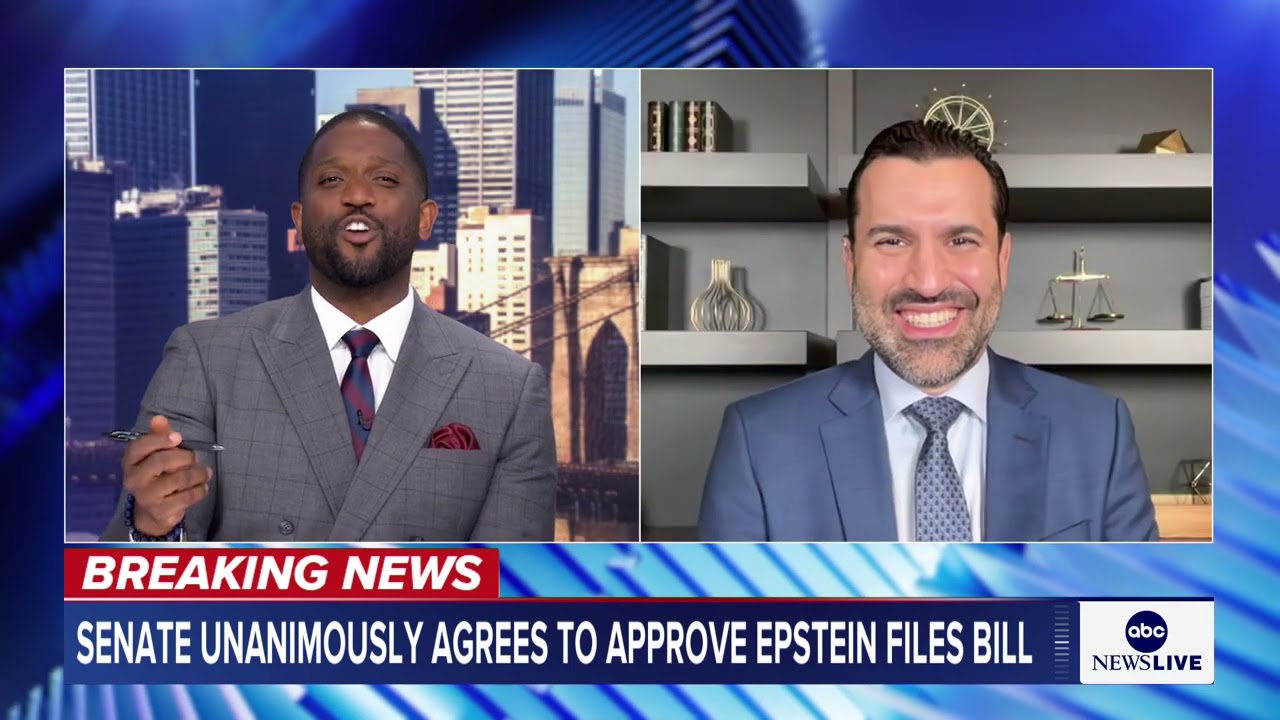 Senate unanimously agrees to approve Epstein files bill