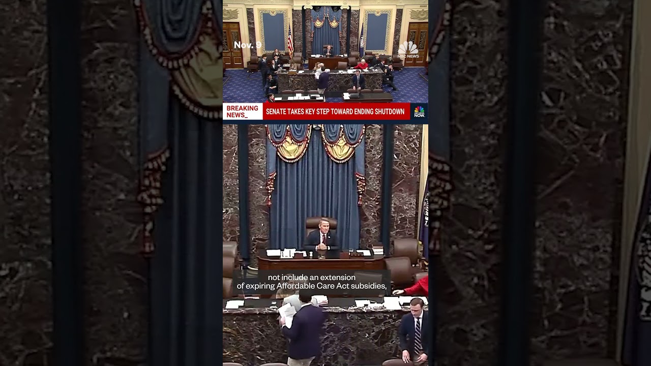 Senators advance tentative deal to ending shutdown