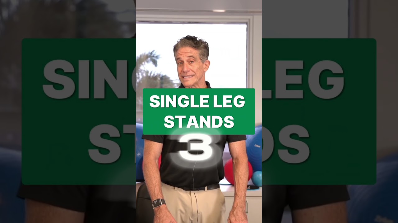 Seniors: 4 Exercise to Improve Balance! #strengthtraining #physiotherapy #mobility