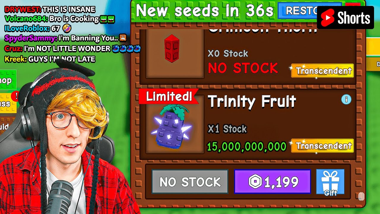 #shorts Grow a Garden Admin Abuse