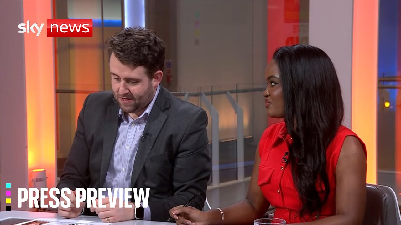 Sky News Press Preview | Christian Calgie, and Joanna Jarjue | Saturday 22 November