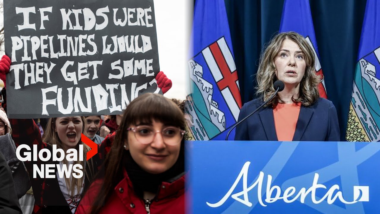 Smith faces pushback for using notwithstanding clause to end Alberta’s teachers’ strike