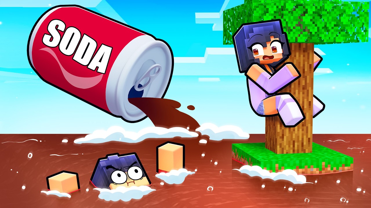 SODA POP rises in Minecraft!