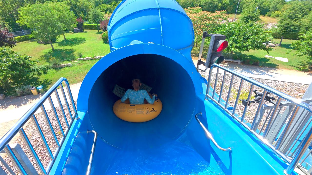 Spheres Water Slide at Aquapark Aquacolors 🇭🇷