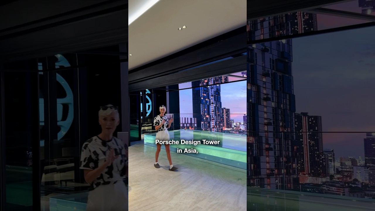 Take A Look at Asia’s First-Ever Porsche Design Tower! 😍 #porsche #luxury #apartment