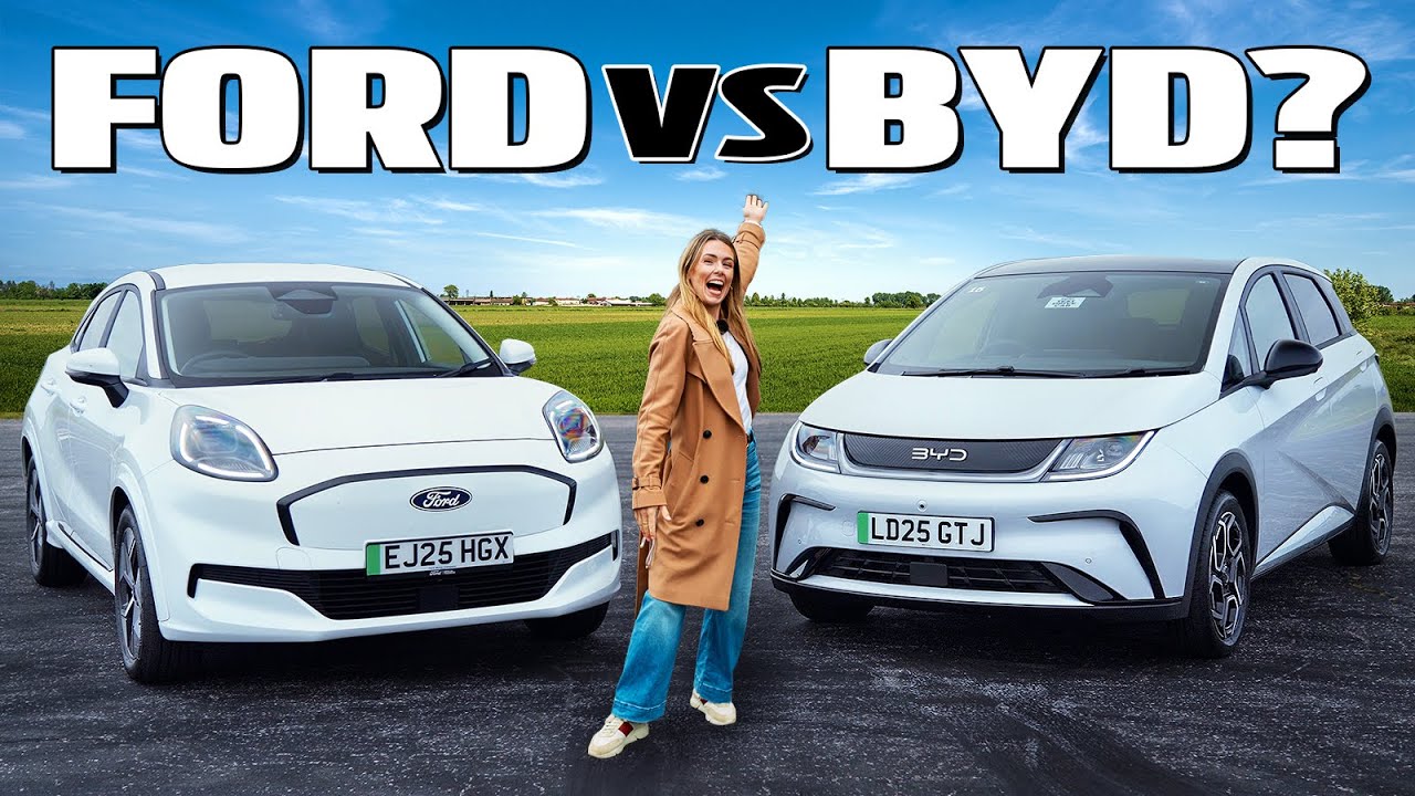 The Small EV Showdown – The Ford Puma Gen-E vs BYD Dolphin!
