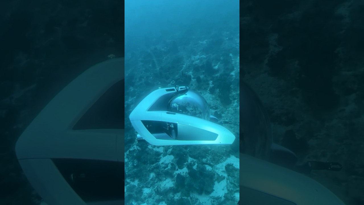 The World’s First Supercar Submarine! 😱 #submarine #boats #sea
