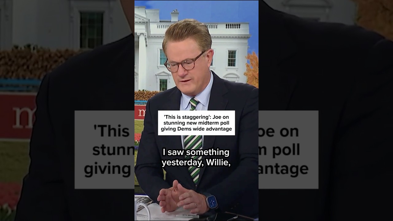 ‘This is staggering’: Joe on stunning new midterm poll giving Dems wide advantage