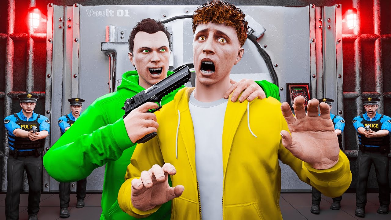 Trolling @Crainer As Hostage In GTA 5 RP