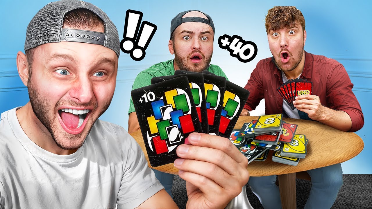 TROLLING My Friends with TOO MANY CARDS in UNO