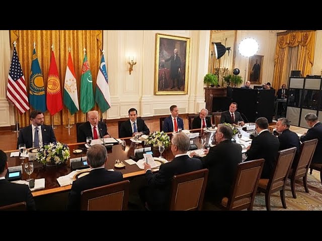 Trump and leaders of Central Asian countries meet in Washington in strategic partnership boost