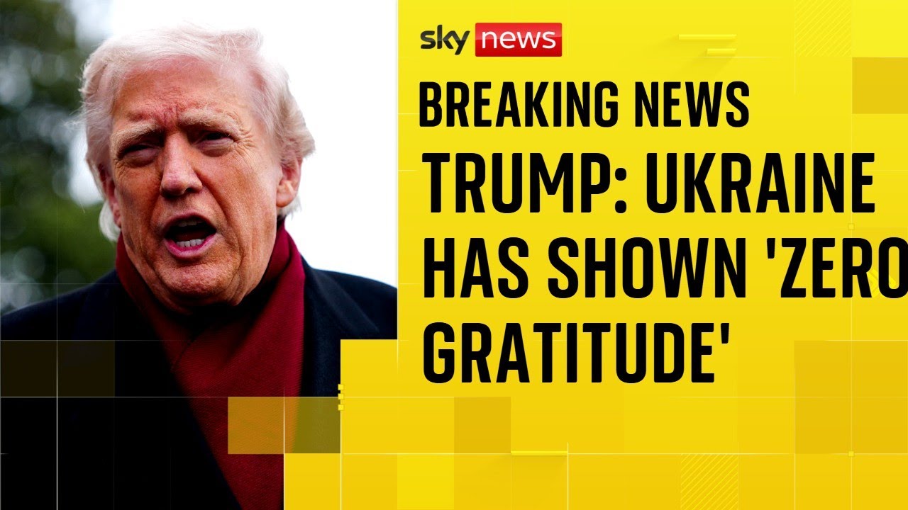 Trump launches fresh attack on Ukraine’s leadership | Ukraine War